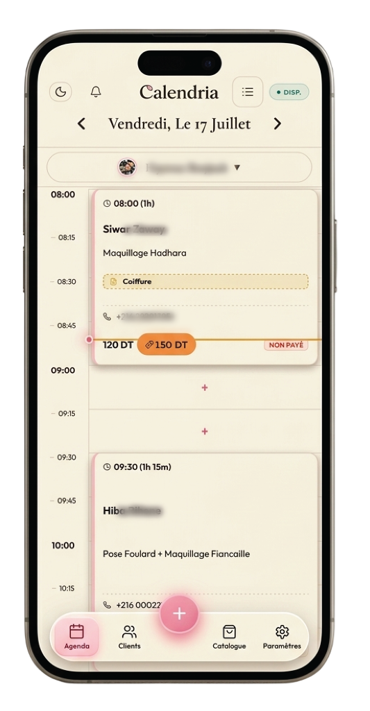 Calendria Vue Planning